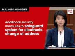 Additional security measures to safeguard system for electronic change of address