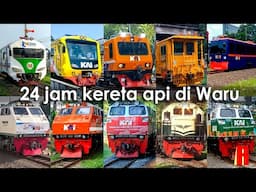 24 Jam Hunting Full Moment Kereta Api di Waru (2024)