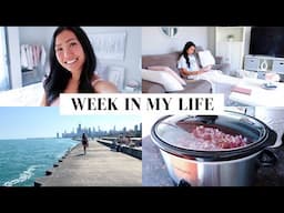 WEEK IN MY LIFE🙏🏼🤍 power of Prayer, working 9-5, meal prep, goal setting, self care | christian vlog