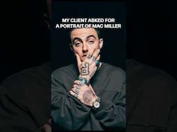 Mac Miller Portrait Tattoo (Reference Vs Reveal) #tattooartist #macmiller