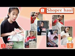 Unboxing Shopee haul | Prep. for my brother's 1st Birthday & Christening| Frinz Ahyen