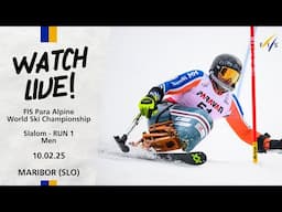 LIVE | FIS Para Alpine World Ski Championships Maribor (SLO) - M - Slalom Run 1