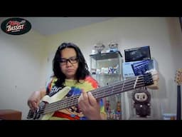 HEX NB505 Gloss Finish Ivory Headless with Keng-Bassist (ครูเก่งซ้อมเบส)