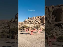 Flowing on the Jumbo Rocks in Joshua Tree🌵