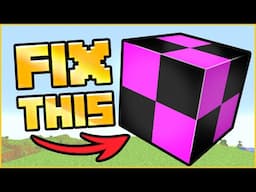 Fix Error Blocks and Broken Models in Minecraft