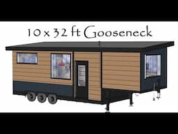 10x32 Gooseneck Tiny house