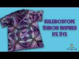 Tie Dye Designs: Kaleidoscope Shibori Style Ice Dye (Weird Flag Fold)