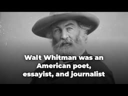 Patriot of the Week: Walt Whitman