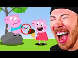 ALL OF PEPPA PIGS FUNNY MOMENTS! TRY NOT TO LAUGH!