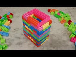 Satisfying DIY ASMR Building Blocks/ block game /Lego block#lego #asmr#asmrsounds#buildingblocks