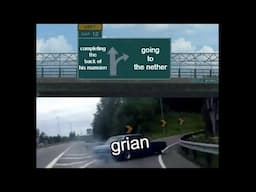 Grian being Grian for 2 minutes straight