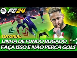 EA SPORTS FC 24 TUTORIAL CRUZAMENTO EFICAZ BUGADO - NUNCA MAIS ERRE GOLS  NO EAFC24 (PS5 e XBOX)