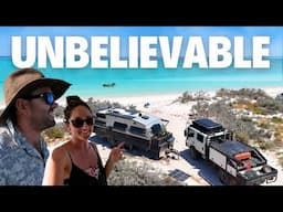 INCREDIBLE BEACHFRONT CAMP for ONLY $20 a night in AUSTRALIA - 4X4 OFFROAD TRUCK & CARAVAN