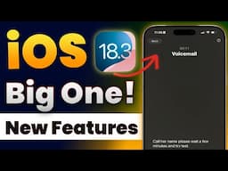 iOS 18.3 This is Big! - iOS 18.3 New Features and Changes for your iPhone