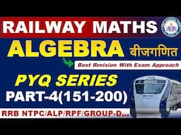 Algebra (Part-4) Pinnacle Railway Maths 6200 Book Solution By Singh Sir || #Railway