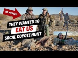 Southern California Coyote Hunting | Quick Shots & Close Calls with Sheldon Charron