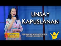 UNSAY KAPUSLANAN | Derica Cassandrea Quinit