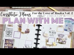 CASSTHETIC PLANS RELEASE | FOR THE LOVE OF BOOKS VOL 2 | VERTICAL LAYOUT PLAN WITH ME | FLIP THROUGH