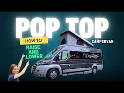 How To Open & Close a Pop Top Campervan | Roadtrek Zion Slumber