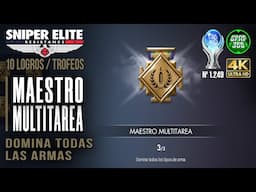 Sniper Elite: Resistance | 10 Logros / Trofeos: Maestro multitarea (Dominar las armas) Platino 1.249