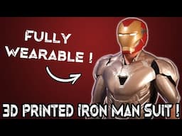 3D Printing a Fully Wearable Iron Man Mark 85 Suit | Iron Man MK85 Suit Update 23