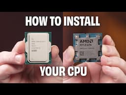 How to Install an Intel and AMD CPU