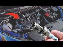 Put a drill bit in a SPARK PLUG! It will add a DOZEN horsepower