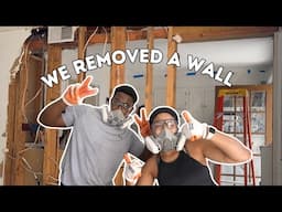 Removing the Wall Between our Kitchen & Dining Room | Kitchen + Dining  Makeover | Home Reno Series