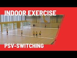 Train quick transitions with PSV-Switching | Exercise for Indoor Training in Football