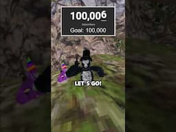 I HIT 100,000 SUBSCRIBERS, THANK YOU GORILLA TAG!