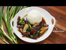 I Made The BEST Mongolian Beef In Just 20 Minutes!