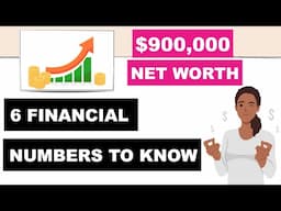 6 Financial Numbers You Should Know | $900,000 Net Worth| FIRE Journey