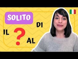 What does SOLITO mean in Italian? 3 Common Phrases You MUST Know!