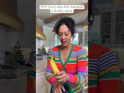 Tamera tries to grab a healthy snack