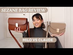 Sezane Bag Reivew and comparison! Comparing the Sézane Milo bag to the Sézane Claude Bag Unboxing