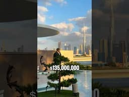 $135,000,000 Island Mansion in Dubai! #shorts