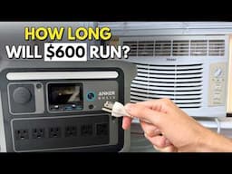 $600 Power Station vs AC Unit, Fridge, TV, WiFi Router & Computer!