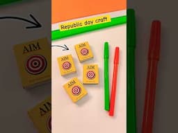 Republic day craft ❤️🇮🇳 republic day pop up card #shorts