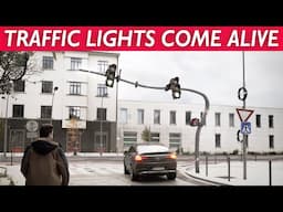 DANCING TRAFFIC LIGHTS! - Visual Effects Illusion⚡