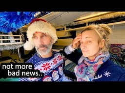 NO MORE BAD NEWS.. PLEASE! - OUR VAN LIFE CHRISTMAS GOES WRONG.. 🎅🎄