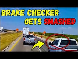 A Day in The Life of an American Truck Driver - Road Rage, Brake Check, Car Crash, Instant Karma USA