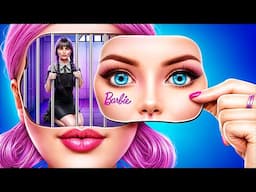 From Wednesday to Barbie Doll in Jail! Extreme Makeover: Nerd-to-Popular Challenge