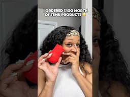 I ORDERED $100 WORTH OF TEMU PRODUCTS.. 😱 *See Results* #skincare #temu #haul