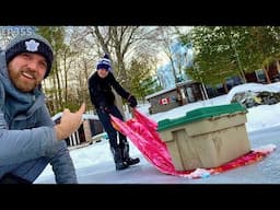 How to Fix a Home Ice Rink with a Simple Zamboni