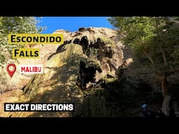 Hiking Guide, Escondido Falls Waterfall, Malibu, CA. Directions, Maps, Parking