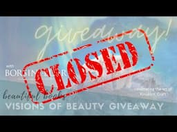 ❤️ Giveaway now closed ❤️ Win a copy of Kinuko Craft's "Visions of Beauty" book