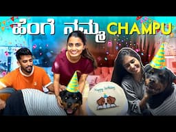 ನಮ್ Champu age ಎಷ್ಟು?? | Nikhil Nisha Vlogs