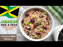 Di BEST Jamaican RICE & PEAS [Rice Cooker] Recipe - with Coconut Milk - Roxy Chow Down