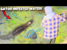 I Found RARE FISH In Alligator INFESTED Waters!