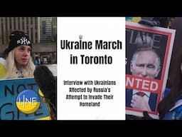 Ukraine Rally Toronto | Interview with Ukrainians - Protest Against Russian Invasion